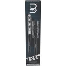Level 3 Wooden Round Brush Set